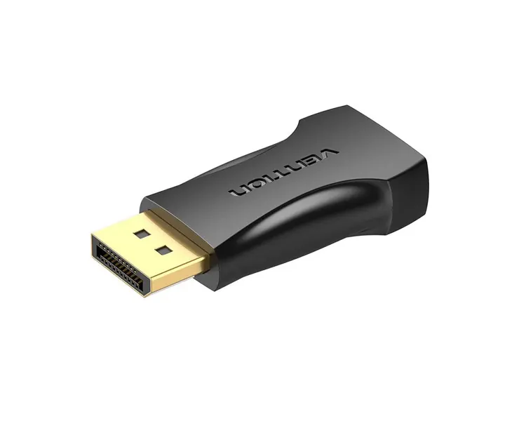 ადაპტერი Vention HBOB0 1080P/60Hz DisplayPort Male to HDMI Female Adapter Black