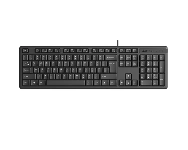კლავიატურა A4tech KR-3 ComfortKey FN Wired Keyboard Black