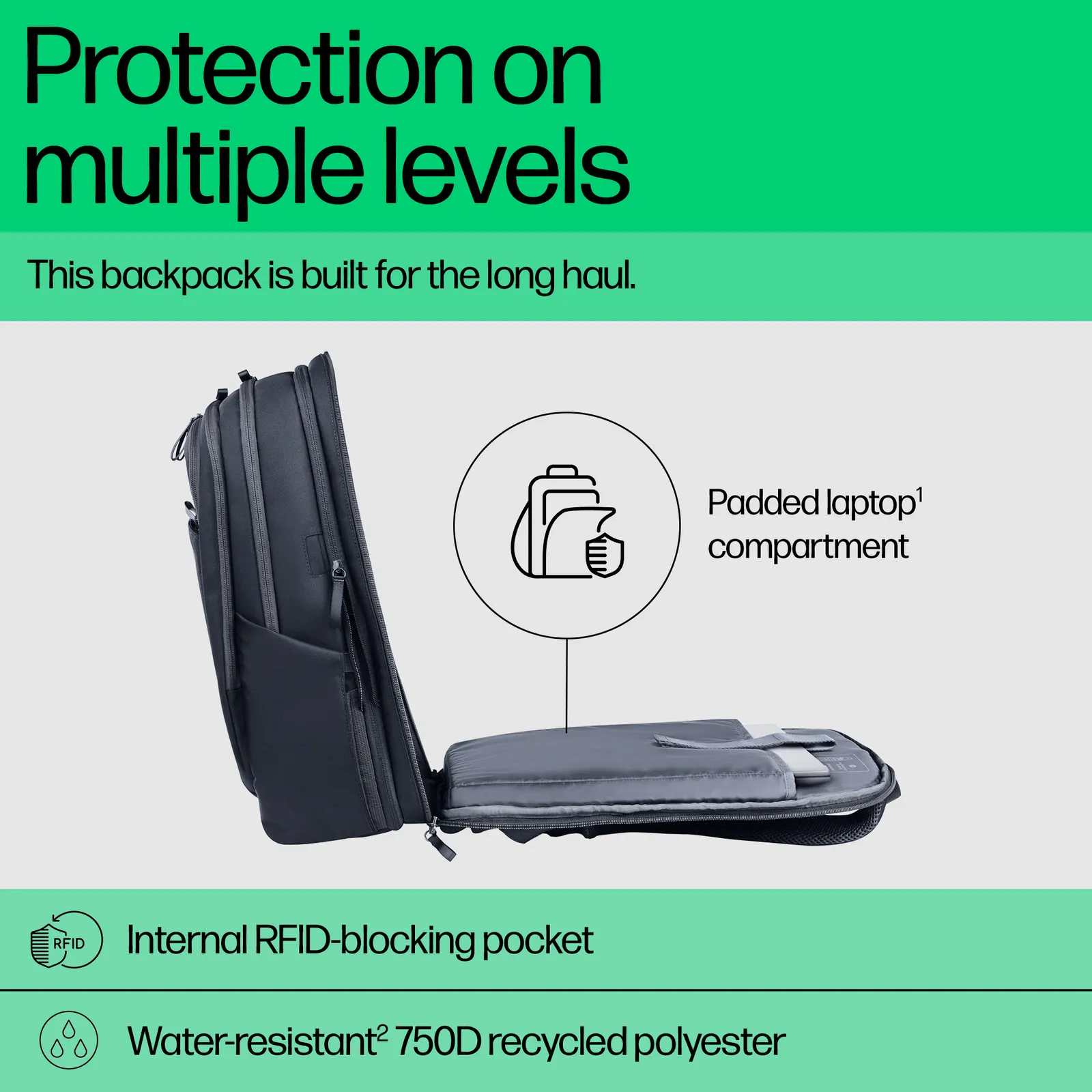 HP Travel Plus 30L 17 Laptop Backpack