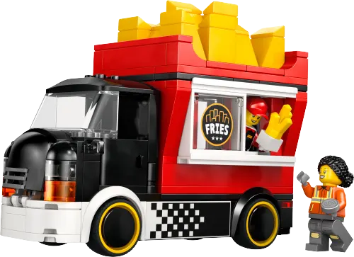 კონსტრუქტორი LEGO City Fries Food Truck 60488