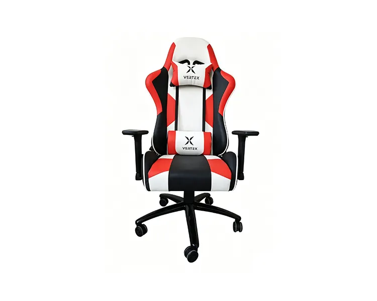 გეიმერული სავარძელი Vertex NITRO Gaming Chair Red/White PU