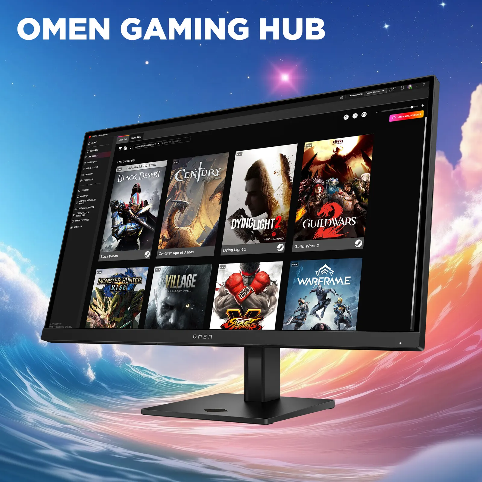 მონიტორი HP OMEN 27qs G2 27" IPS 2K Black