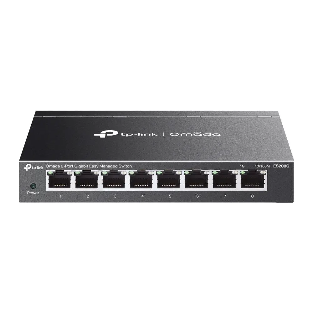 TP-Link, Omada ES208G, Omada 8-Port Gigabit Easy Managed Switch