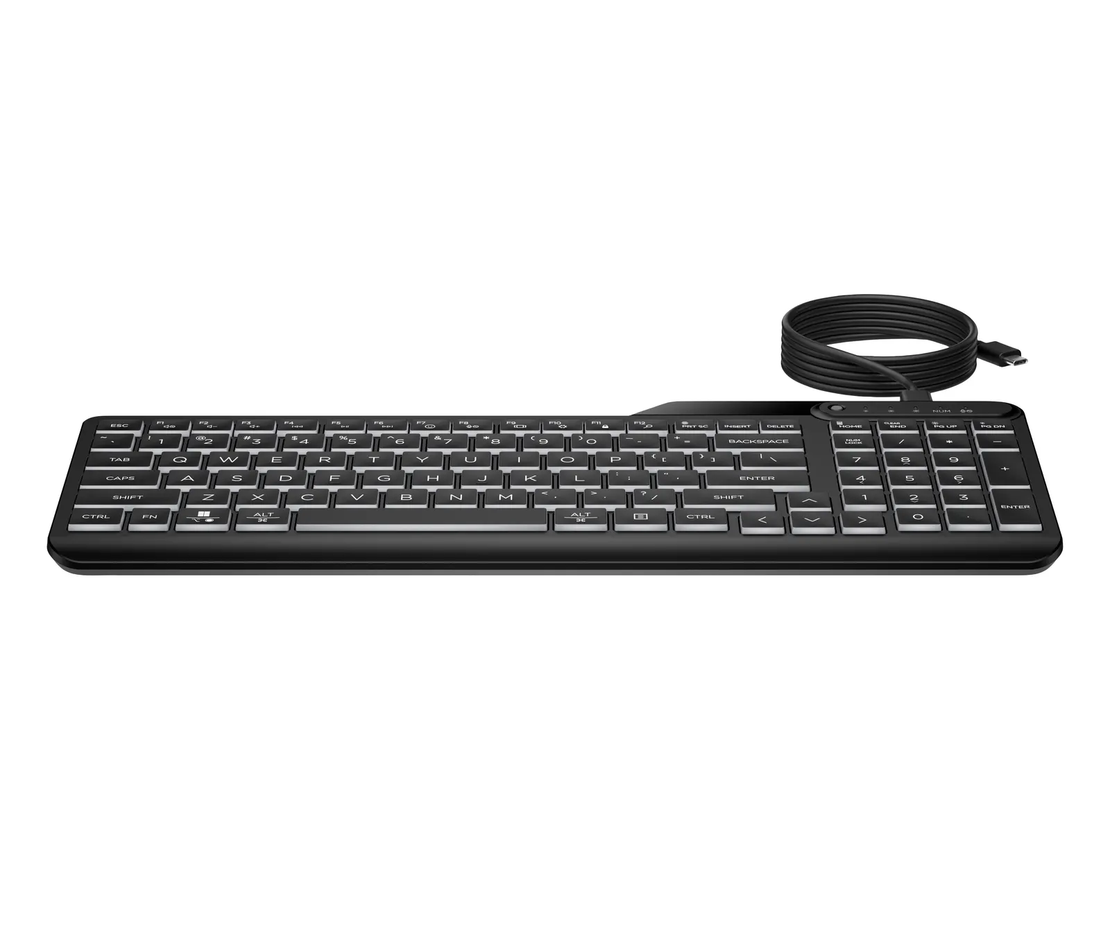 კლავიატურა HP 400 Backlit Wired Black