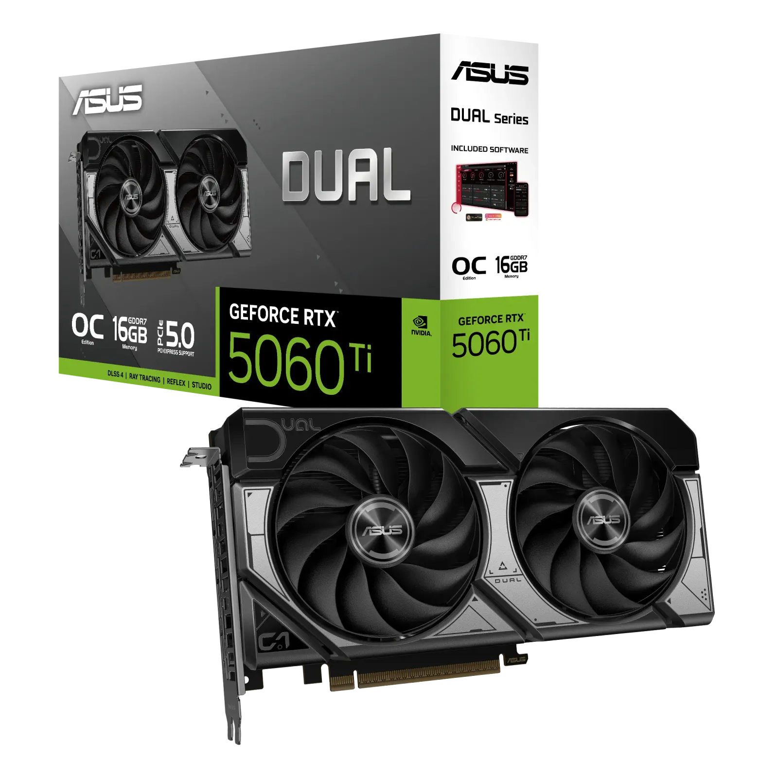 ASUS Dual GeForce RTX™ 5060 Ti 16GB GDDR7