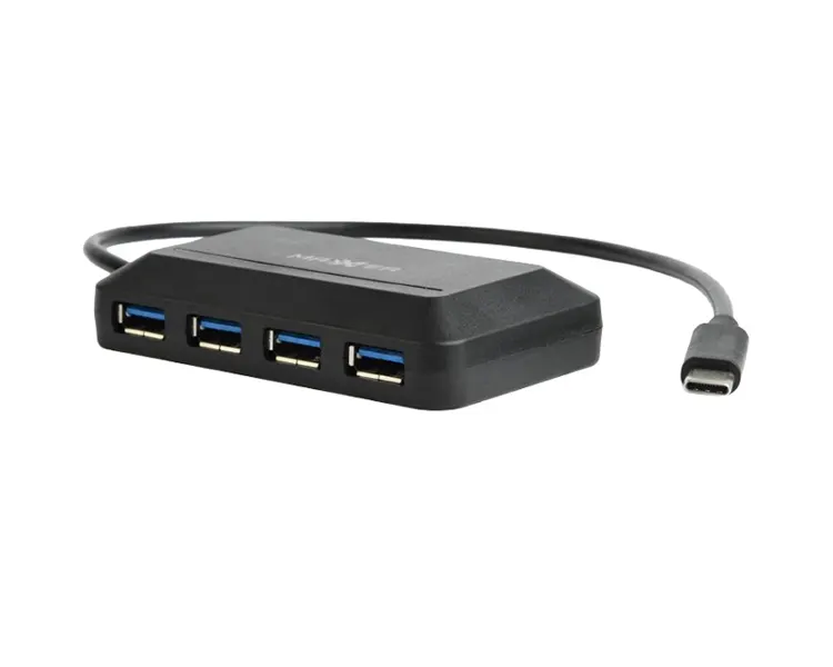 ადაპტერი Gembird ACT-HUB3C-4P 4 port USB 3.1 Type-C Hub ultra-high data transfer 5Gbps