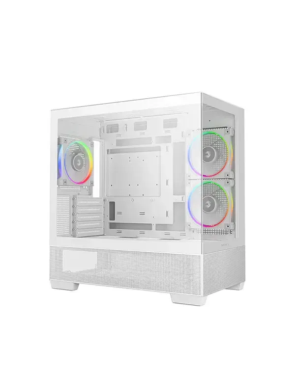 ქეისი Deepcool, CG380 3F WH, CASE, White.