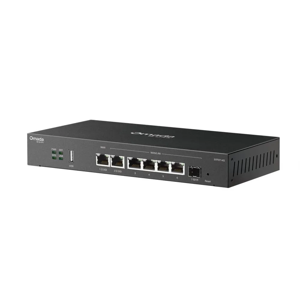 VPN როუტერი TP-Link, ER707-M2, Router, Omada Multi-Gigabit VPN Gateway