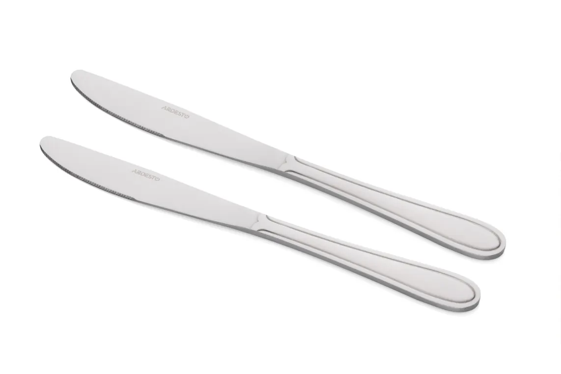 Ardesto Table knives set Gemini Venice, 2 pcs, stainless steel