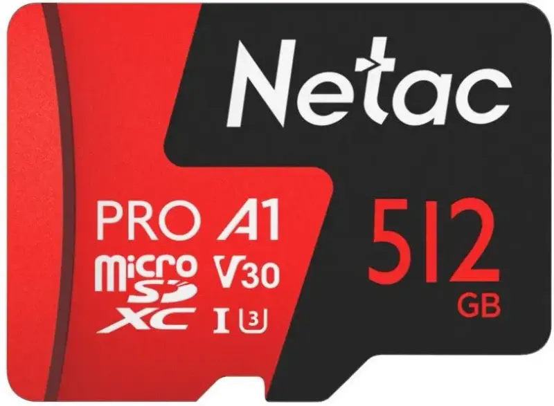 მეხსიერების ბარათი Netac,P500 Extreme Pro, 512GB, Memory Card