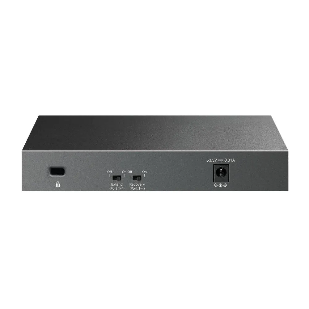 PoE სვიჩი TP-Link, LS106LP, 6-Port 10/100Mbps Desktop Switch with 4-Port PoE, 41 W