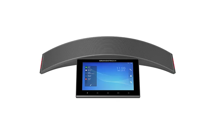 Grandstream GAC2570, Enterprise Conference Phone, Android OS, 12-party conferences, 12 omnidirectional microphones with , PoE+, Wi-Fi 6, Bluetooth