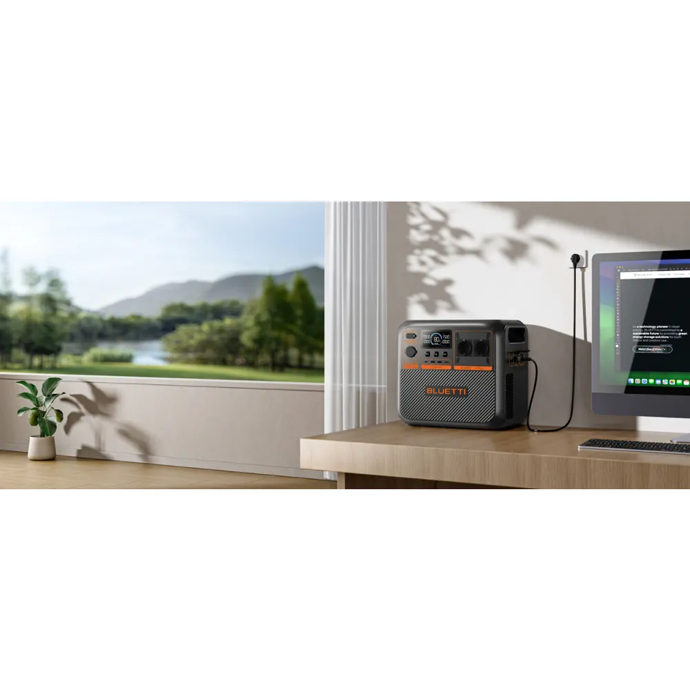 ელექტრო სადგური Bluetti Premium 200 V2, 2700W, 2073Wh, USB, Type-C, WiFi, Bluetooth, Portable Power Station, Black