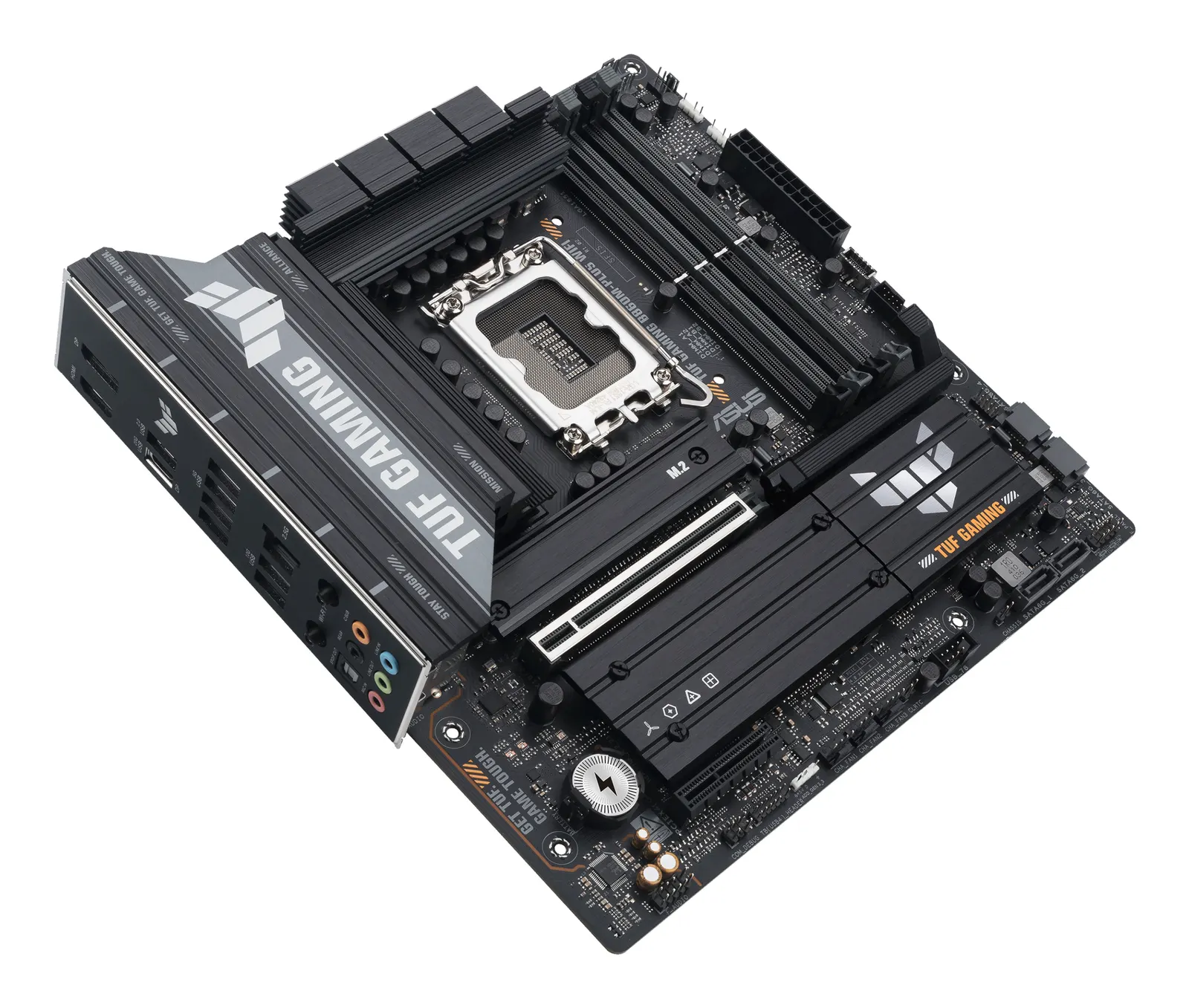 დედაპლატა ASUS Motherboard TUF GAMING B860M-PLUS WIFI s1851 B860 4xDDR5 M.2 DP HDMI USB Type-C Wi-Fi BT mATX