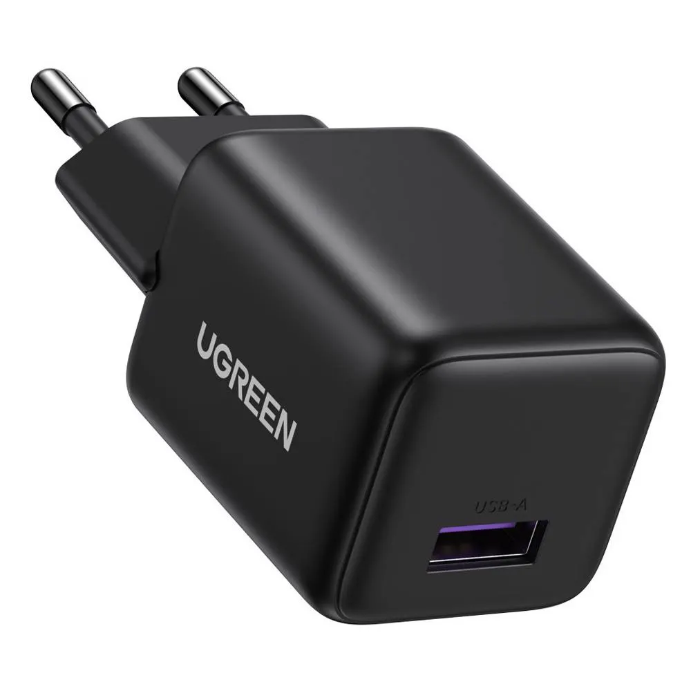 მობილურის დამტენი UGREEN X518 (75613), 18W, USB, GaN Fast Charger, Black