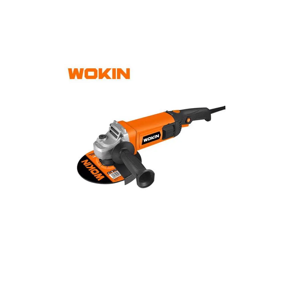კუთხსახეხი Wokin 784818, 180mm, 2000W 8500Rpm, Black/Orange