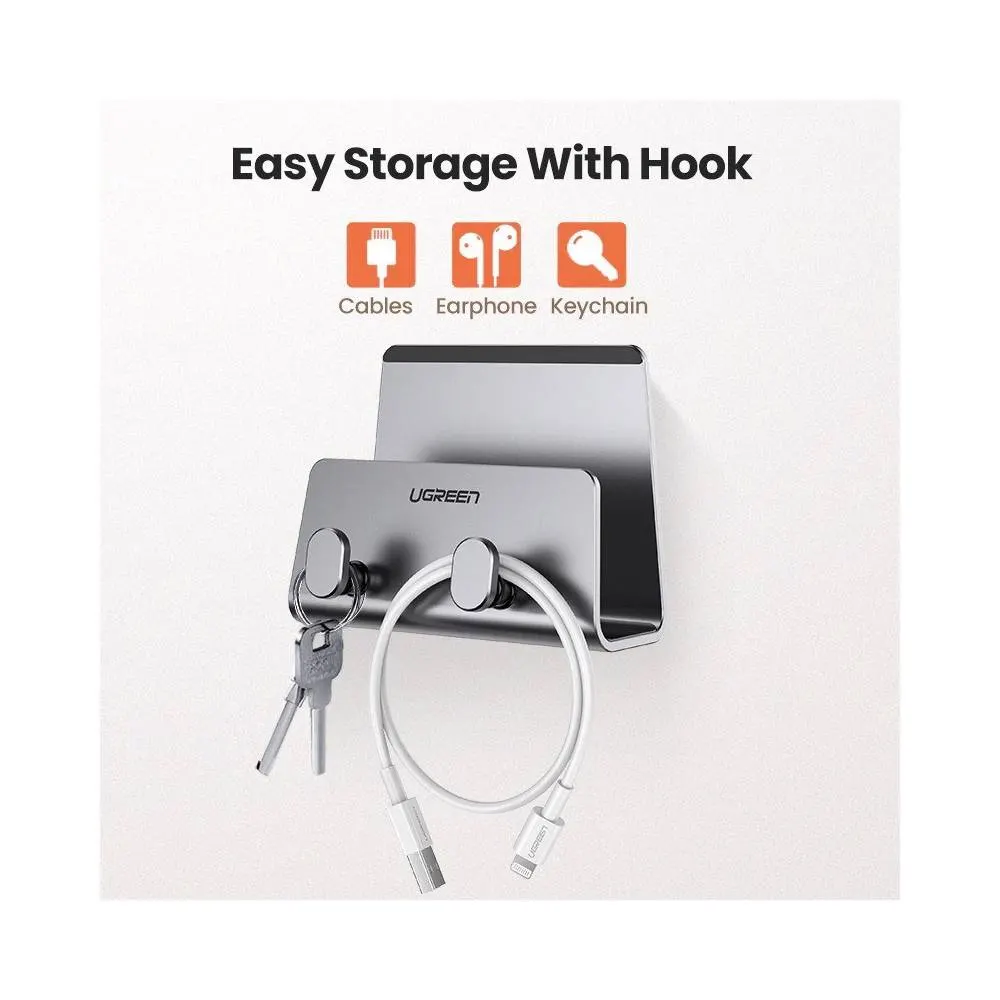 მობილურის დამჭერი UGREEN LP193 (70584), Wall Mount, Phone Holder, Grey