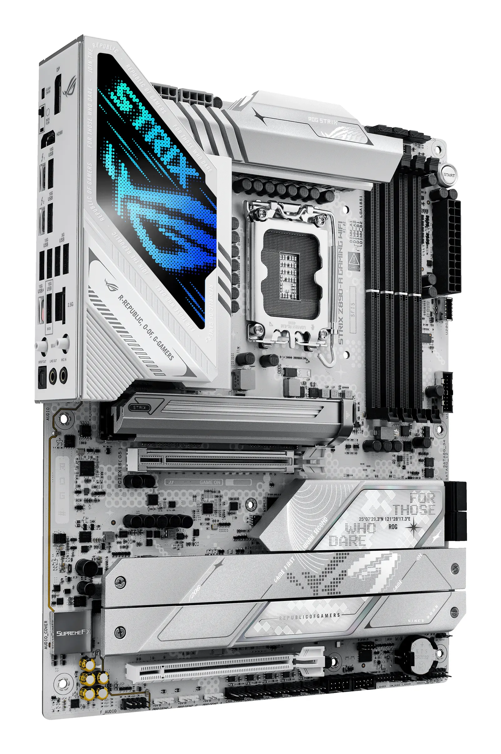 დედაპლატა ASUS Motherboard ROG STRIX Z890-A GAMING WIFI s1851 Z890 4xDDR5 M.2 DP HDMI Wi-Fi BT ATX