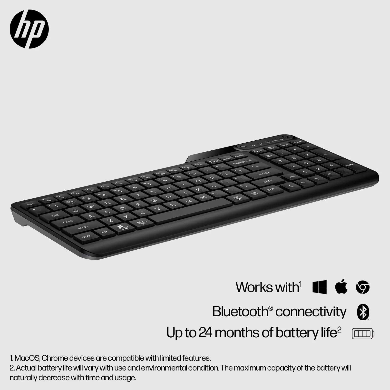 HP 460 Multi-Device Bluetooth Keyboard RUSS