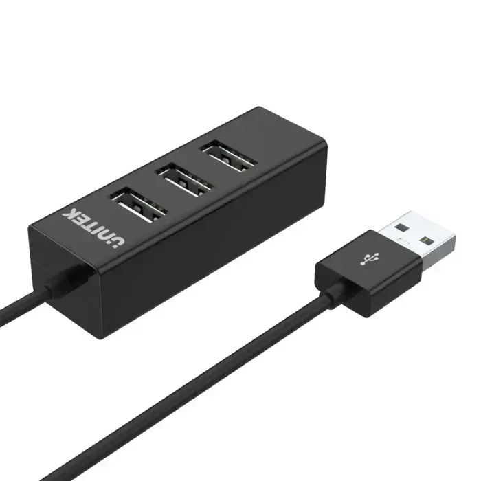 Y-2140, UNITEK, USB HUB, 4 Ports USB 2.0 480Mbps (80cm Cable).