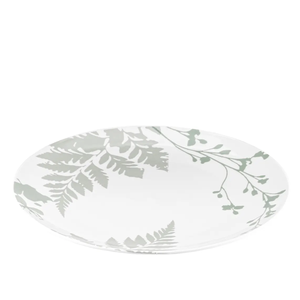 თეფში Dinner plate ARDESTO Capri, 26.8cm, porcelain, white green