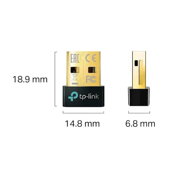 Bluetooth ადაპტერი UB500 TP-LINK Bluetooth 5.0 Nano USB Adapter