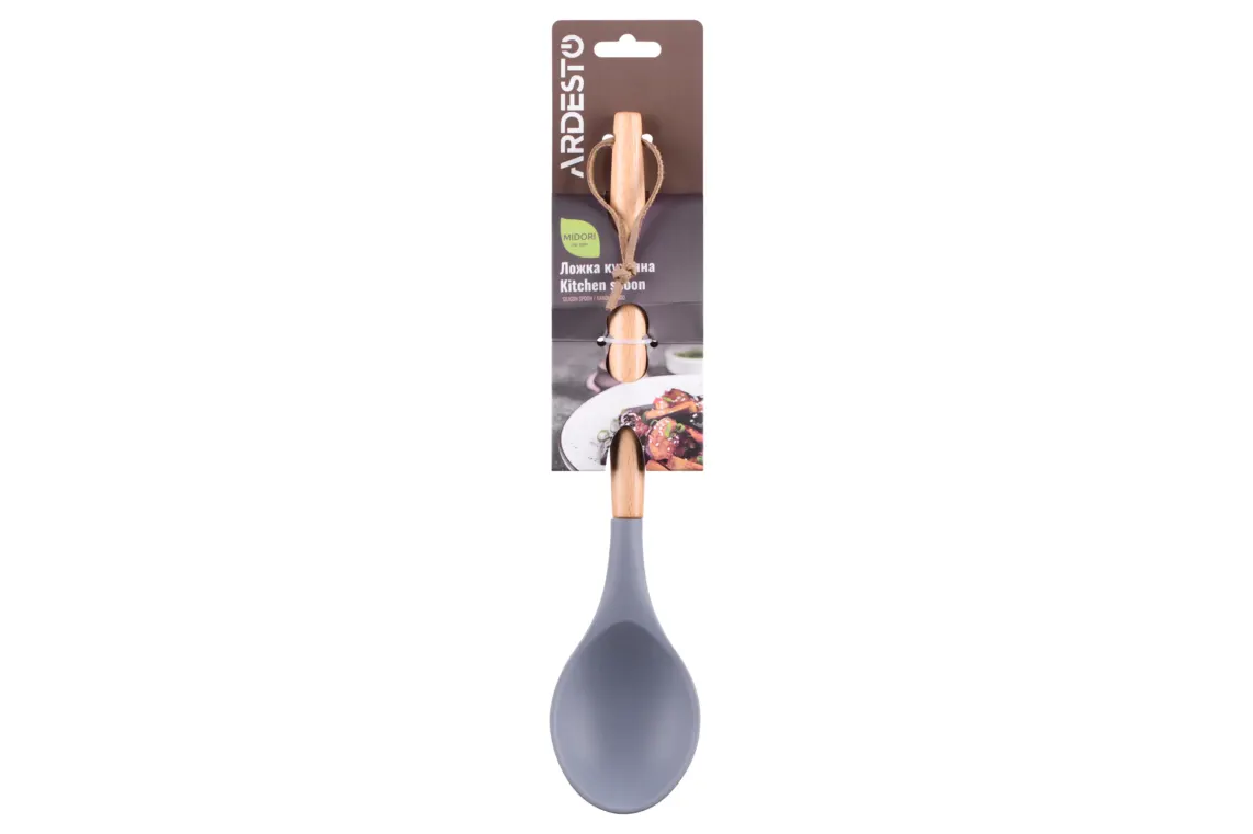 კოვზი Ardesto Spoon Midori, silicone, wood