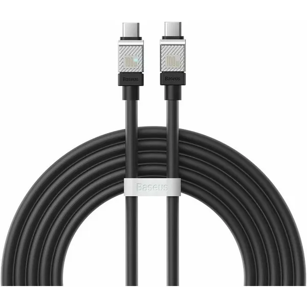 Type-C კაბელი Baseus Coolplay USB-C to USB-C 2m Black