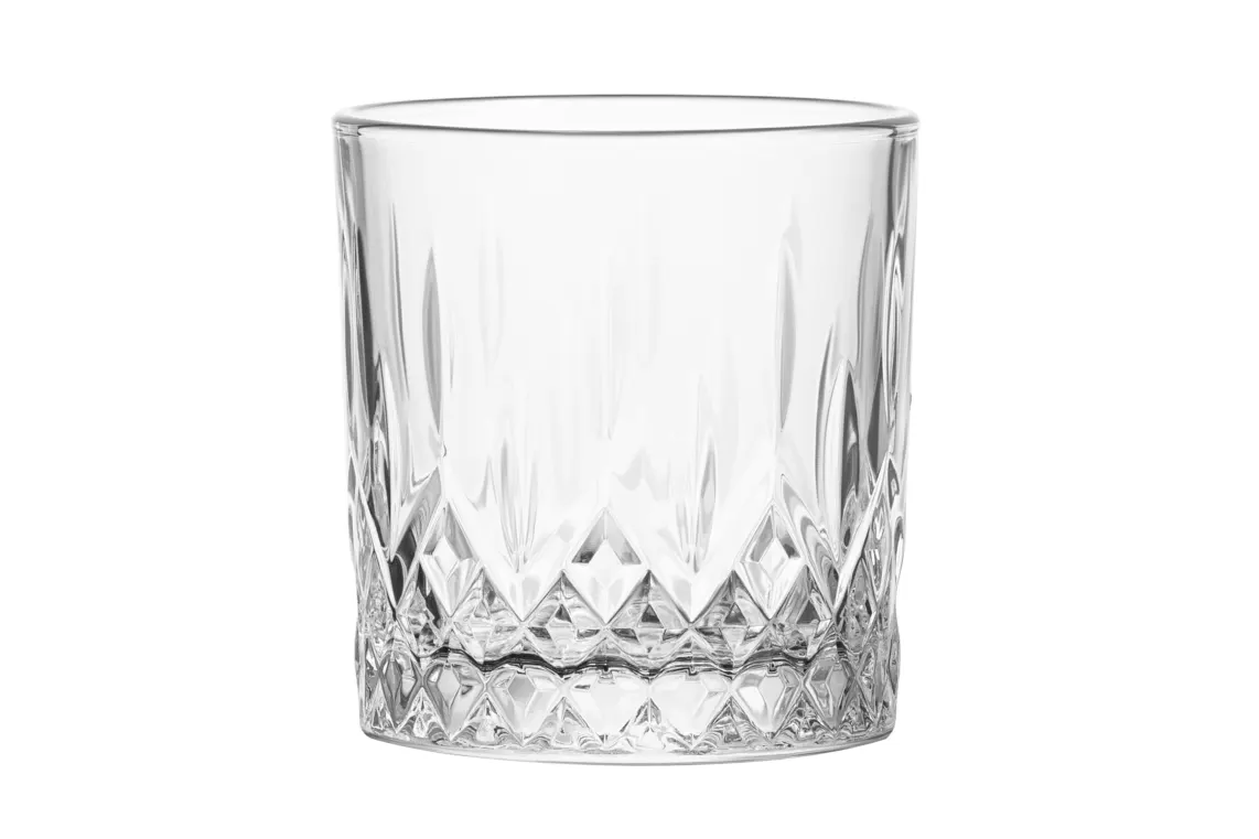 Ardesto Whiskey glasses set Alba, 330ml, 6pcs, glass, transparent
