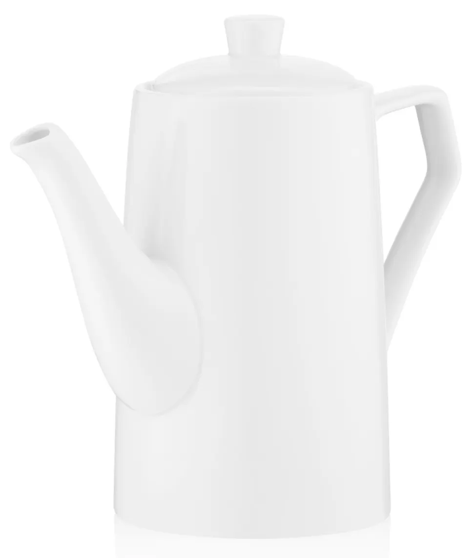 ჩაიდანი Ardesto Tea pot, 870ml, porcelain, white