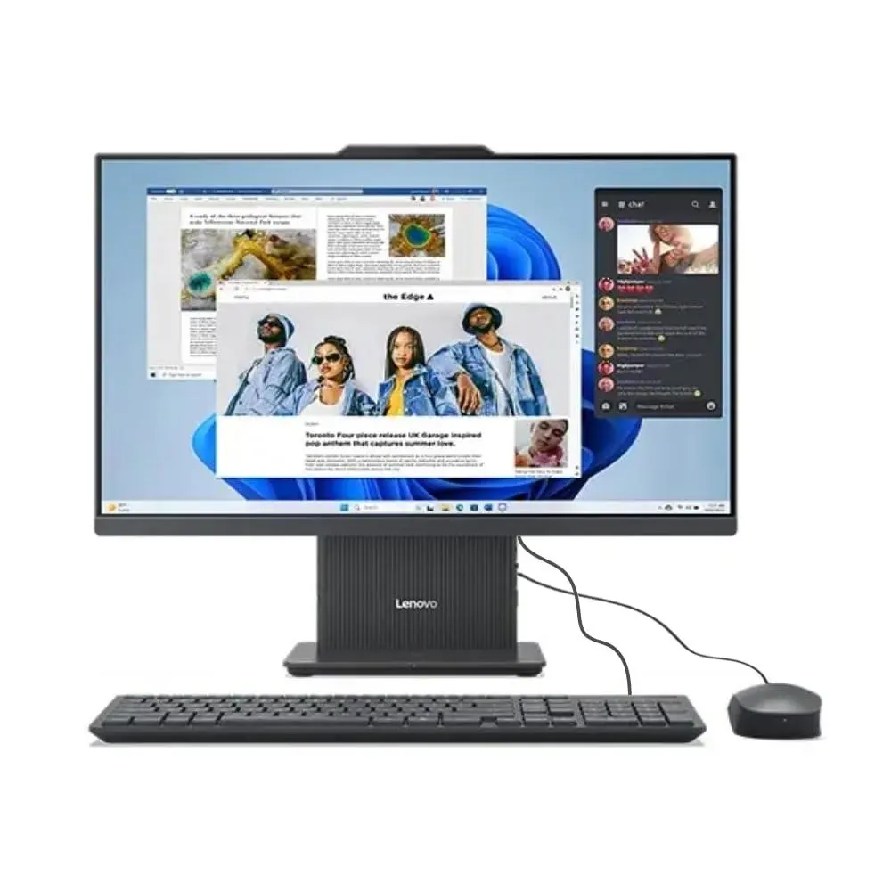 All in One კომპიუტერი IdeaCentre 24IRH9, Lenovo, AIO PC, 23.8" FHD IPS INTEL i3-1315U 8GB 512GB Luna Grey.