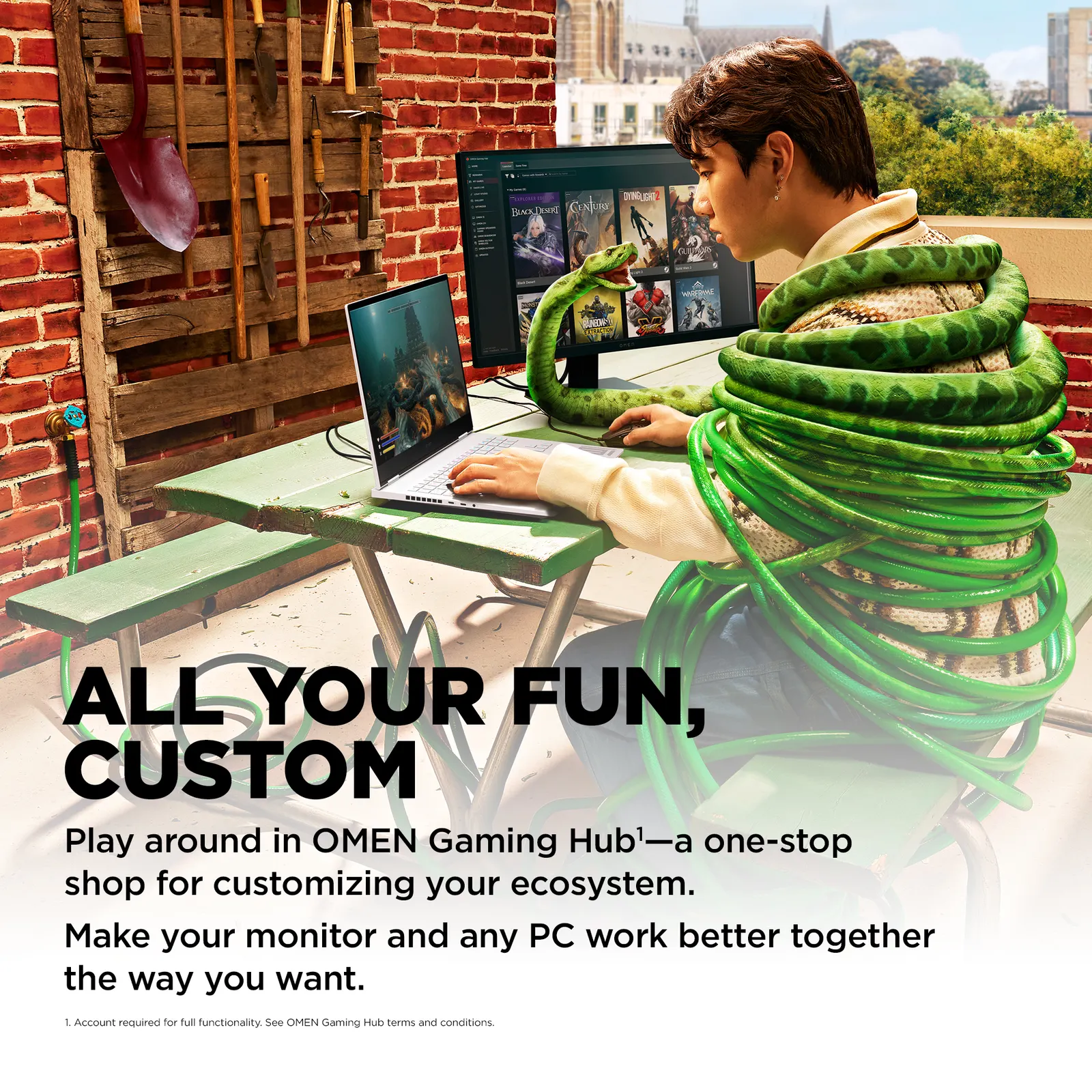 OMEN 23.8 inch FHD 165Hz Gaming Monitor - OMEN 24