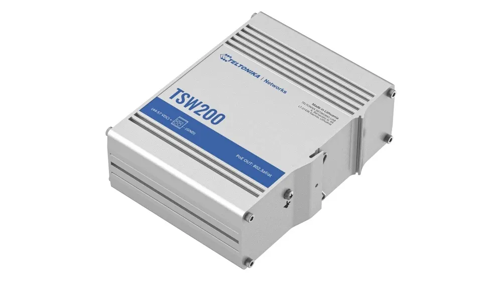 PoE+ Switch 8 10/100/1000, 2 SFP ports, Teltonika TSW200