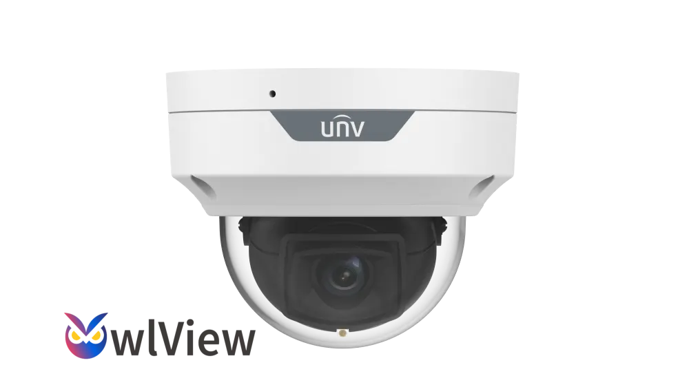 IP კამერა - 2მპ, 2.8მმ Dome, ColorHunter, Wise-ISP, Mic, SD, IK10 3-Axis, Uniview IPC3522LE-ADF28K-WP