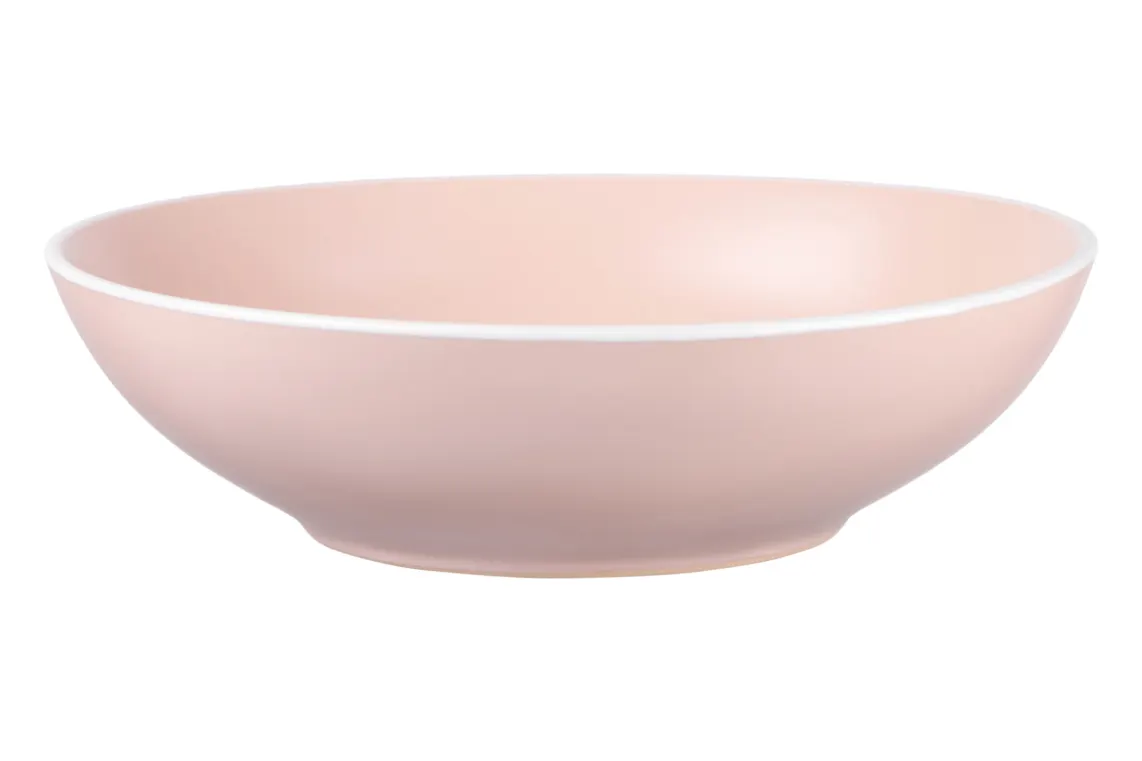 თეფში Ardesto Soup plate Cremona Summer pink, 20cm, ceramics, pink