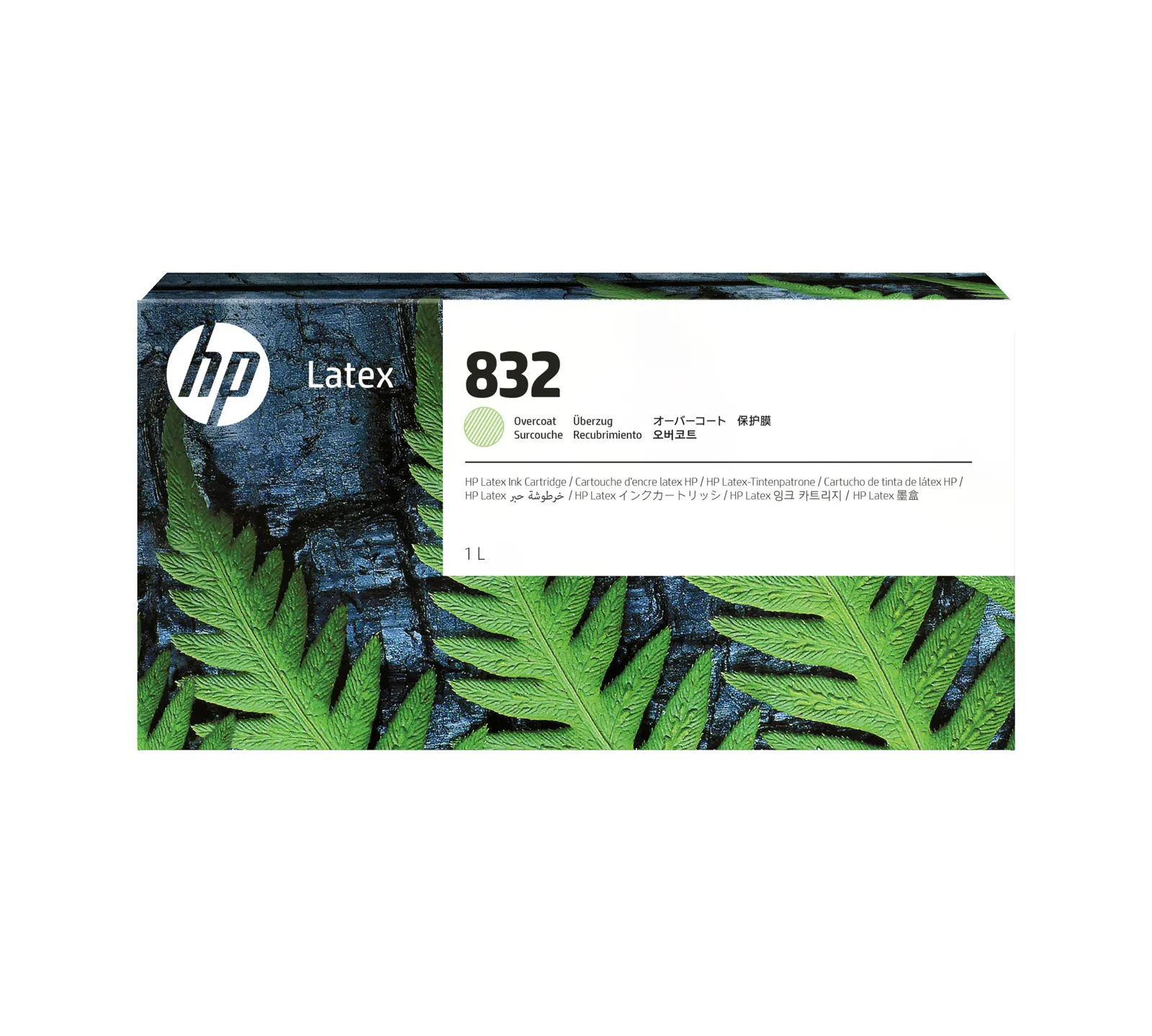 HP 832 1-liter Overcoat Latex Ink Cartridge