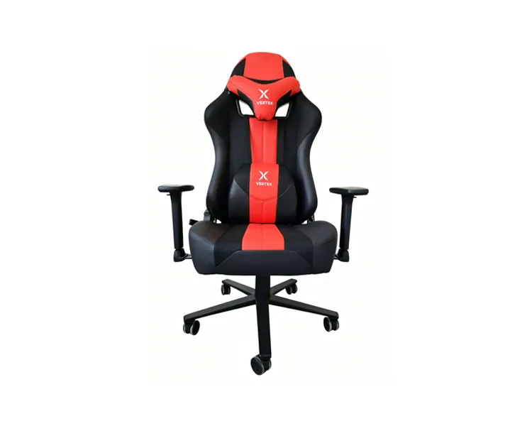 გეიმერული სავარძელი Vertex HellRunner Gaming Chair Black/Red PU