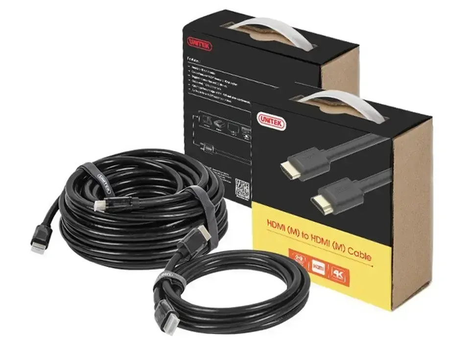 Y-C137M,UNITEK 1.5M, HDMI (M) to HDMI (M) Cable 4K 60Hz