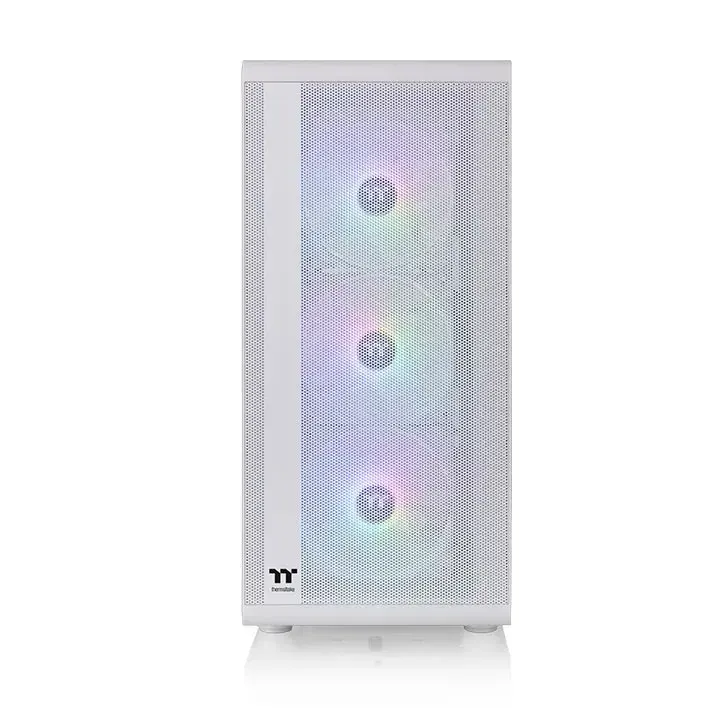 Thermaltake, S200 TG ARGB Snow Mid Tower Chassis Case White