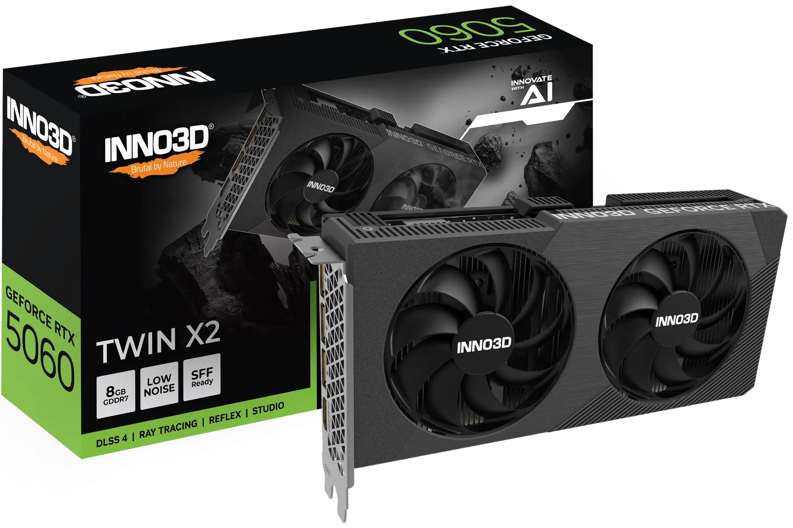 INNO3D GeForce RTX™ 5060 TWIN X2 8GB GDDR7