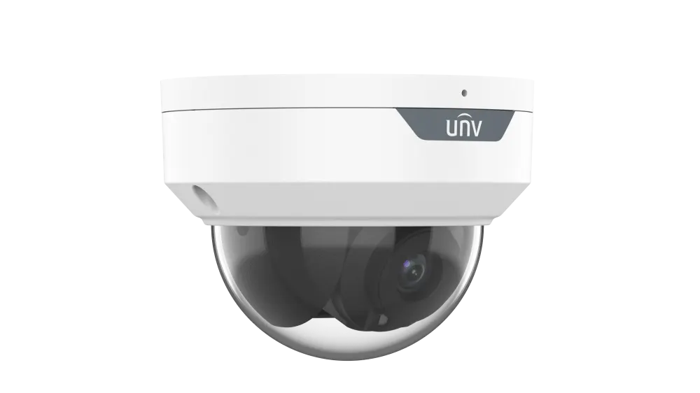 IP კამერა - 2მპ, 2.8მმ, Dome, HBD 2.0, SD, Mic, IK10, Uniview IPC322LB-AF28K-A2