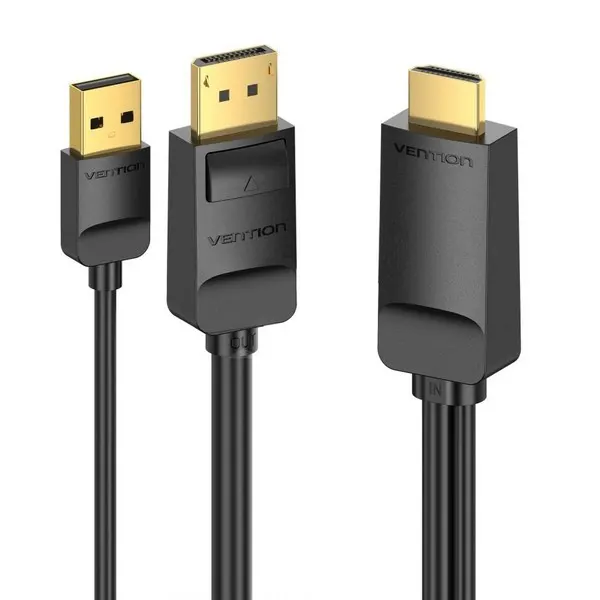 HDMI კაბელი VENTION HDMI to DisplayPort Cable 1.5M