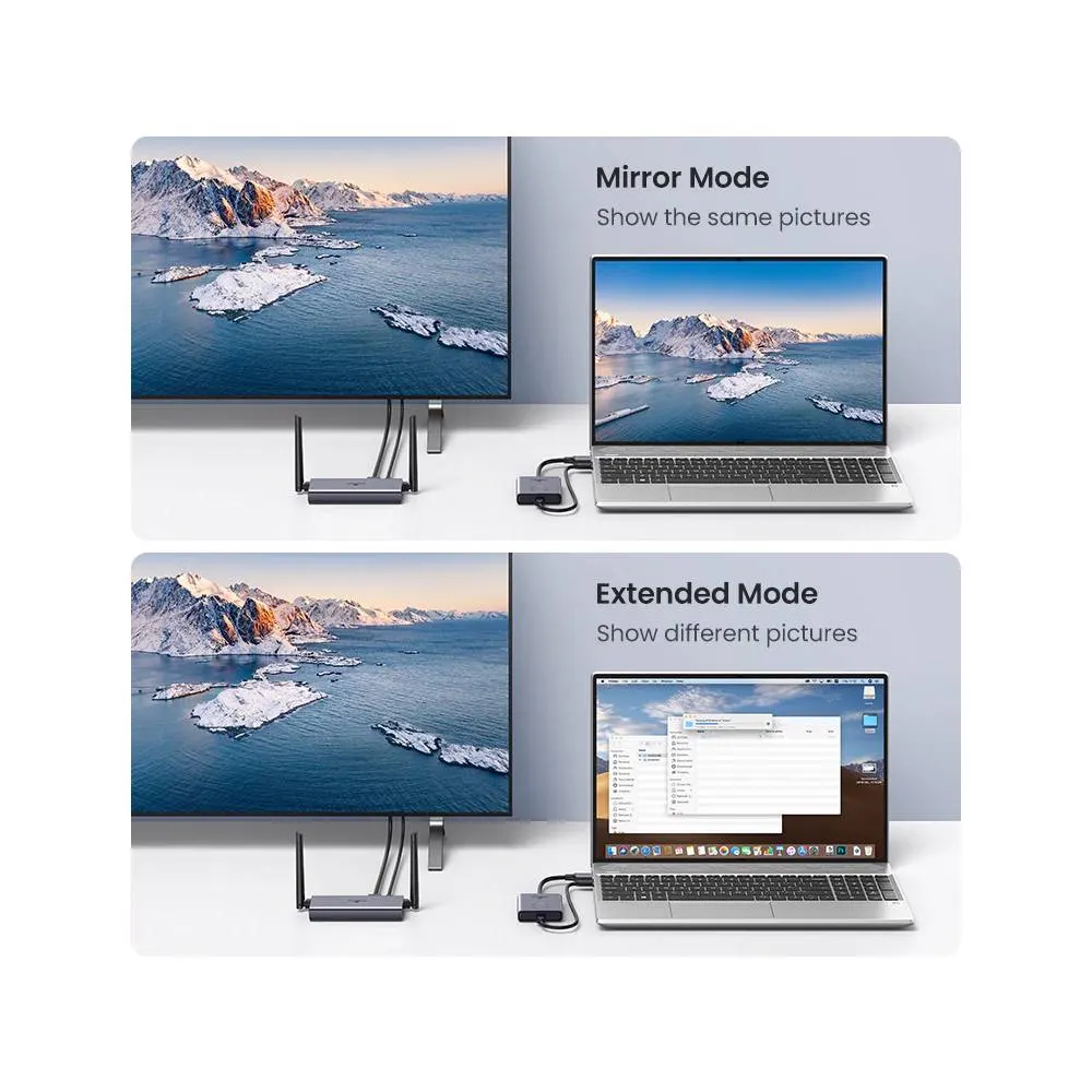 უსადენო HDMI გადამცემი UGREEN CM506 (50633) Wireless Transmitter SIlver