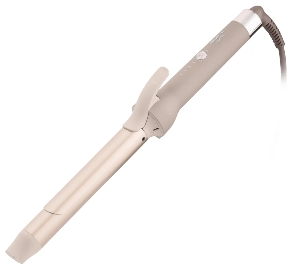 თმის დასახვევი Ardesto Curling iron Pearl Cream HC-Y700PERL, 48W, >200C, display, ceramics, beige