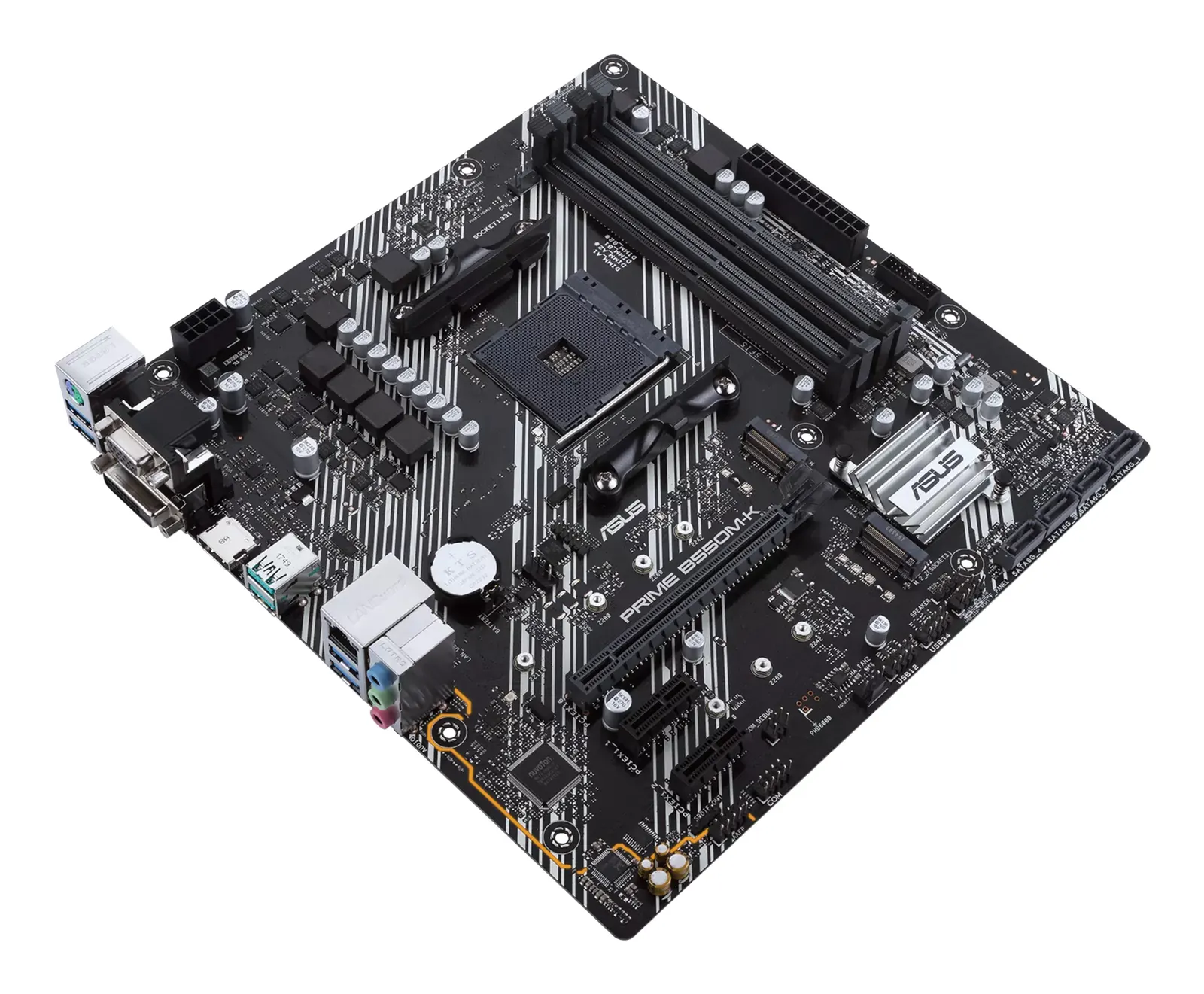 ASUS Motherboard PRIME B550M-K sAM4 B550 4xDDR4 M.2 HDMI DVI D-Sub mATX