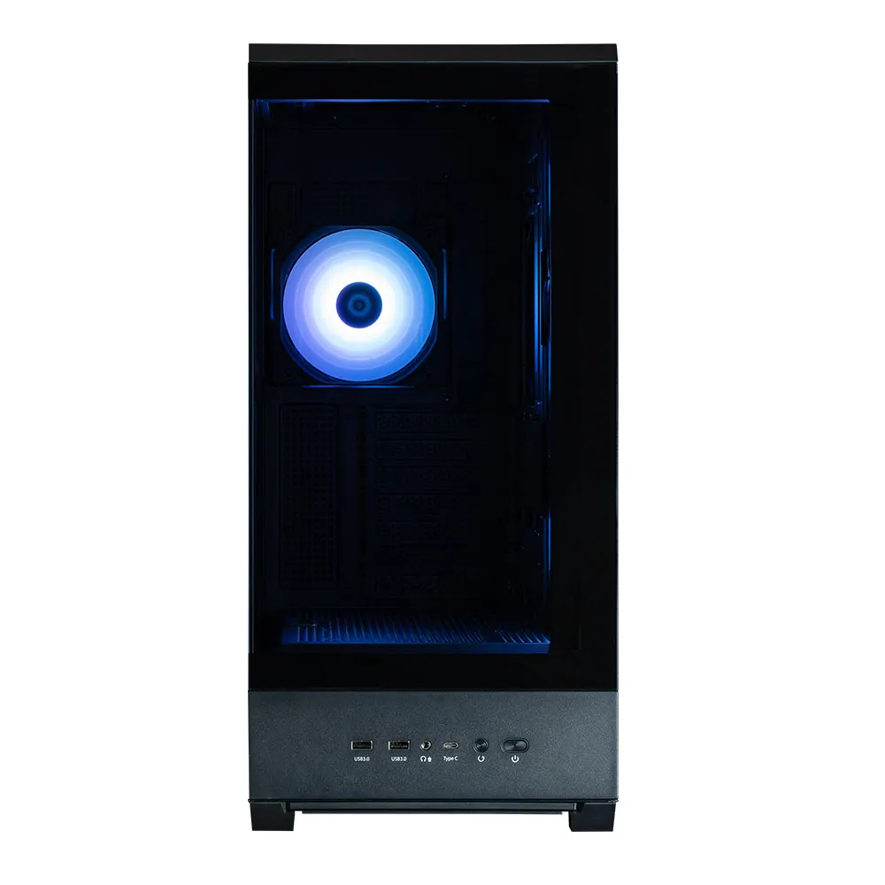 ქეისი Zalman PC case P50 DS without PSU, 2xUSB3.0, 1xUSBType-C, 4x120mm ARGB, VGA 435mm, LCS ready, TG Side Panel, ATX, black