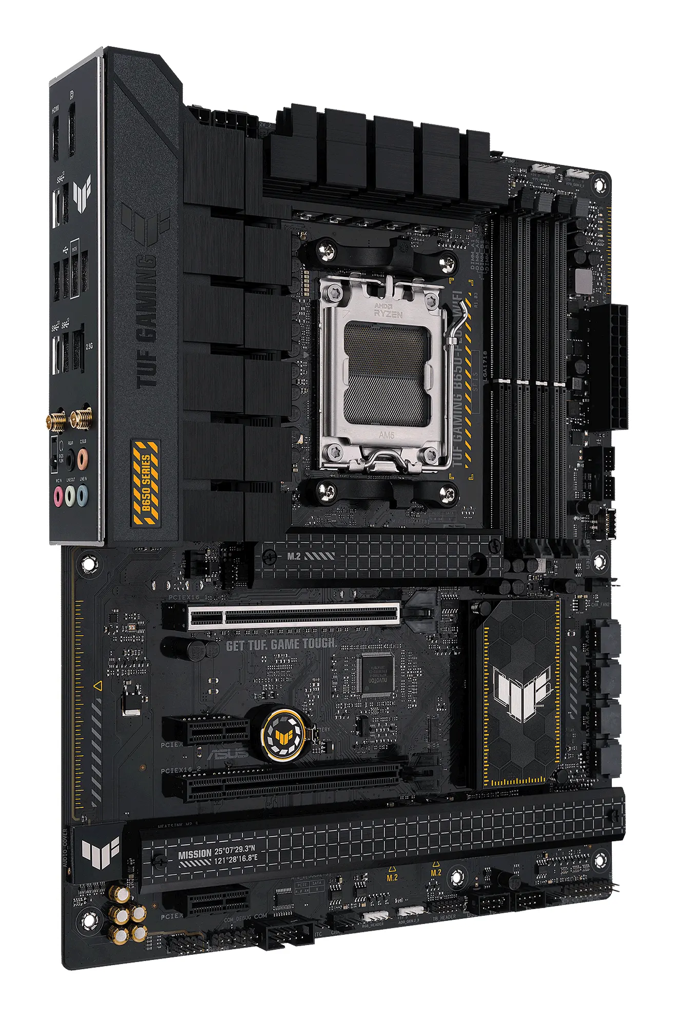ASUS Motherboard TUF GAMING B650-PLUS WIFI sAM5 B650 4xDDR5 M.2 USB HDMI DP WiFi BT ATX