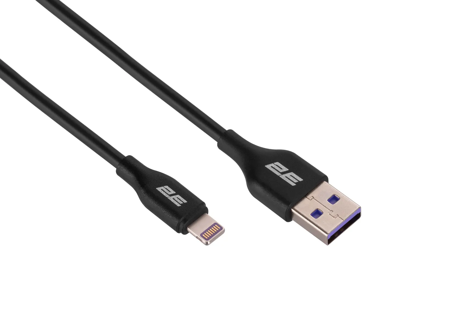 2E Cable USB-A - Lightning Glow 1m Black