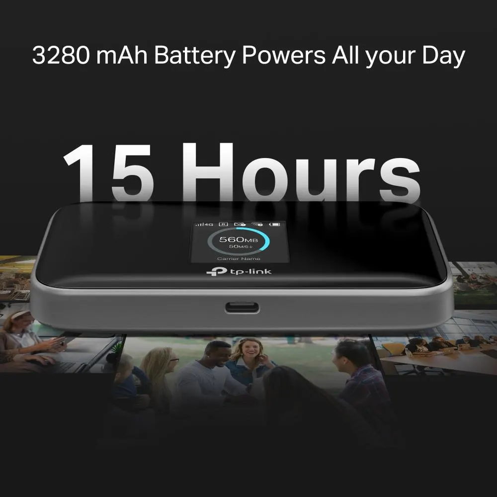 LTE როუტერი TP-Link, M7750, Router, 600 Mbps LTE-Advanced Mobile Wi-Fi