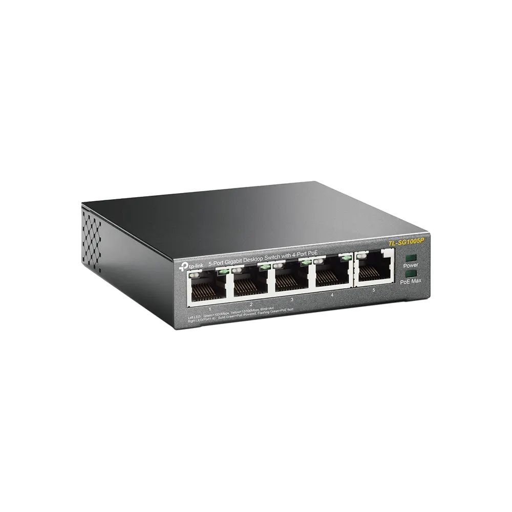სვიჩი TP-link TL-SG1005P Desktop Switch Unmanaged PoE